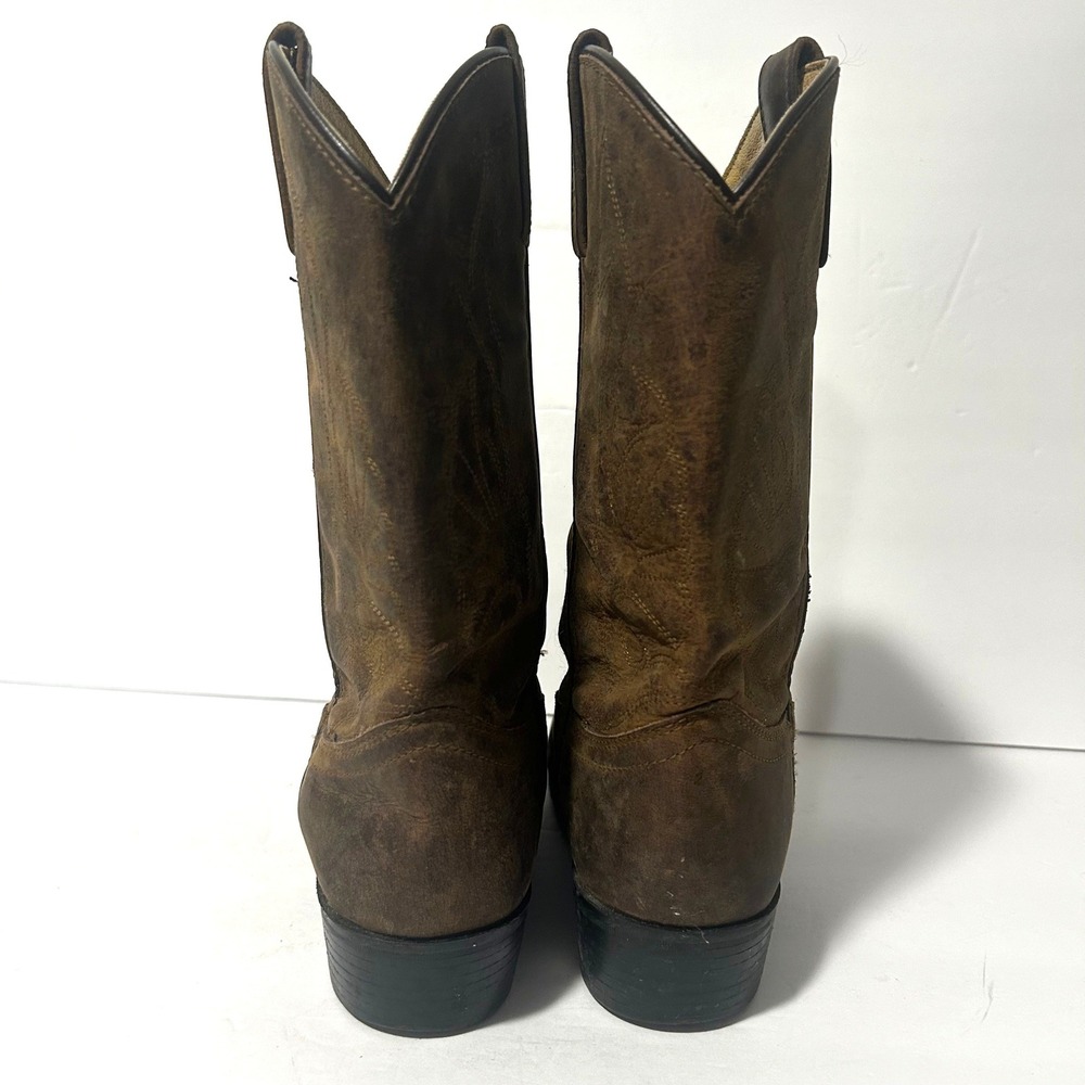 Masterson Boot Co Western Boots Women 6 Brown Leather Roper RB2000Y - Picture 4 of 9